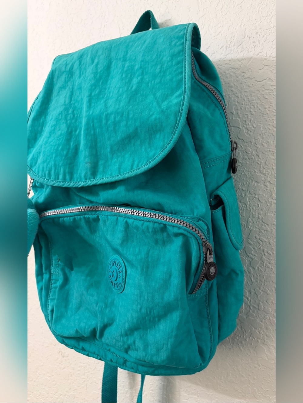 Kipling Ravier Backpack - Turquoise Teal - Picture 5 of 15